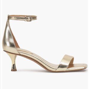 Vince Camuto Vinkely Square Toe Kitten Heel Sandal Size 6 New